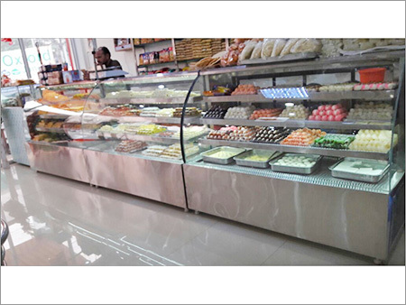 Glass Door Display Counter