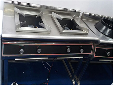 Gas Stoves - Stainless Steel, 76x76x10 cm, Two Burners | High Heat Output, Easy Cleaning, Precise Control