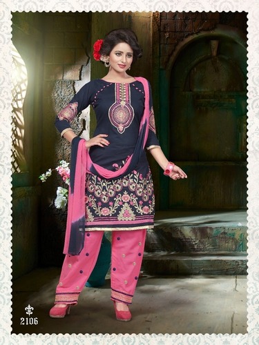Embroidered Punjabi Suit