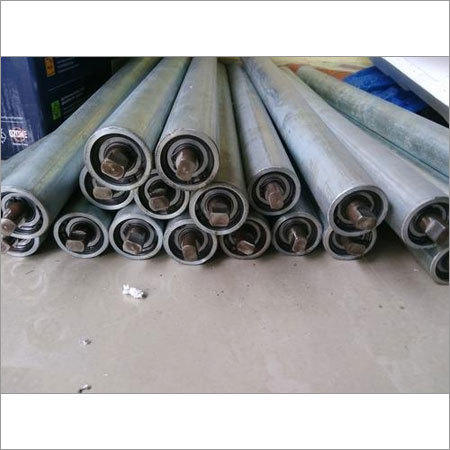 MS Roller Zinc Coated Steel - Zinc Coating, Corrosion Resistant, Longer Life, Accurate Rollers