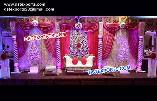 Reception Wedding Paisley Props stage