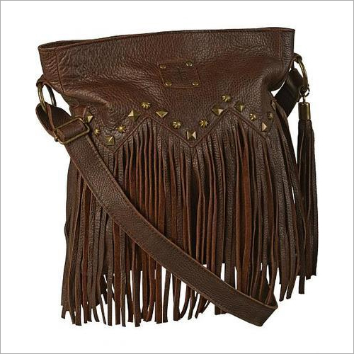 Leather Fringe Bag