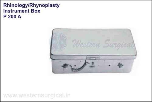 Instrument Box Size 20*10*6Cm - Color: Silver