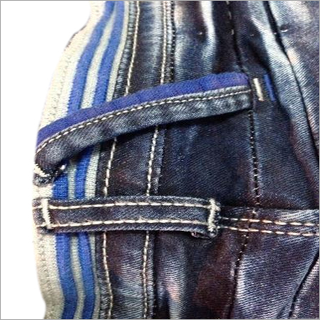 Hosiery Fabric Cloth For Kids Jeans - Color: Blue