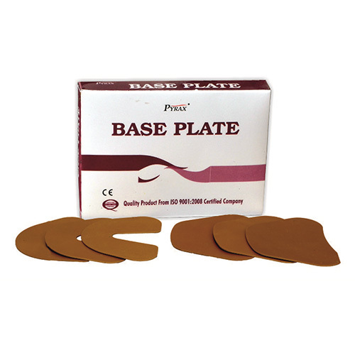 Base Plate - Plastic, U-Shaped, Brown, 6 Pieces | Durable, Reliable, Precise, Lightweight, Sterile, Comfortable
