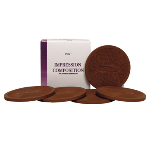 Impression Compound - Polyvinyl Siloxane 50mm Brown, 4mm Thick | Accurate Impressions, Quick Setting, Durable Material