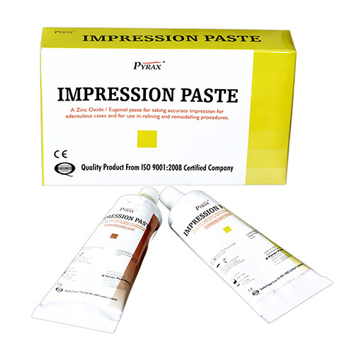 Impression Paste - Polyvinyl Siloxane, 50ml Tube | Accurate Impressions, Fast Setting, Durable Results