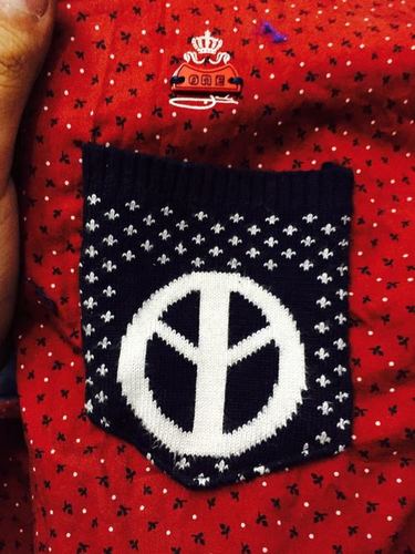 Shirt Hosiery Fabric - Color: Red And Black