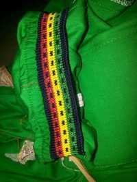 ग्रीन होज़री फैब्रिक