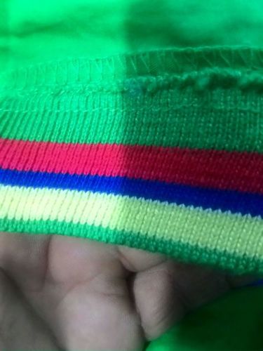 green color Hosiery Fabric