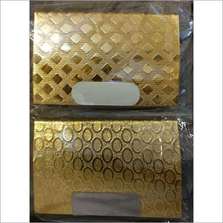 Gold Plated Visiting Card Holder By BRIJBASI GRAPHICS
