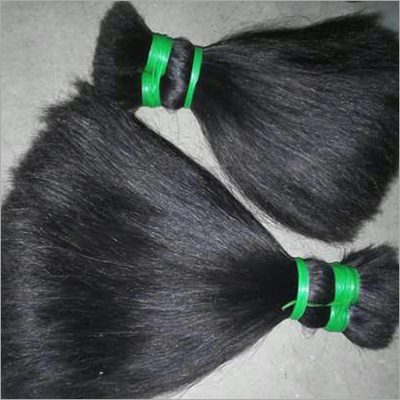 Black 10"- 12" Double Drawn Hair
