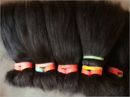 Double Drawn Human Hair - 10 Feet, 254mm Length, Non-Remy Black | Premium Quality for Girls, Men, Women