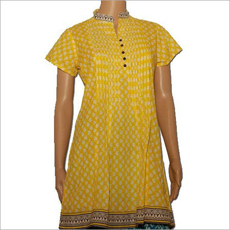 Handcrafted Cotton Kurti Handcrafted Cotton Kurti