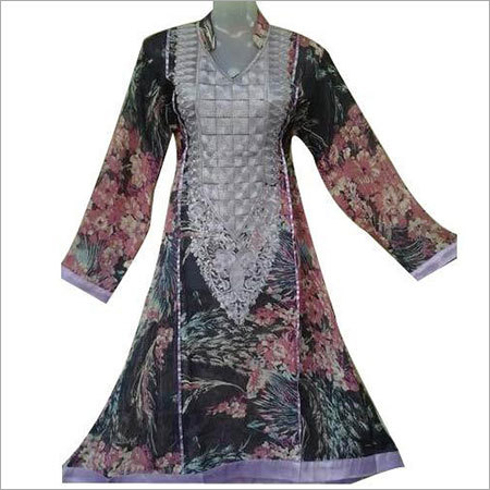 Long Chiffon Kurti Long Chiffon Kurti