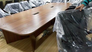 Wood Board Room Table