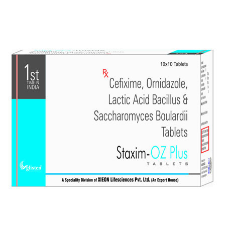 Staxim-Oz Plus Table - Formulations Form: Capsules