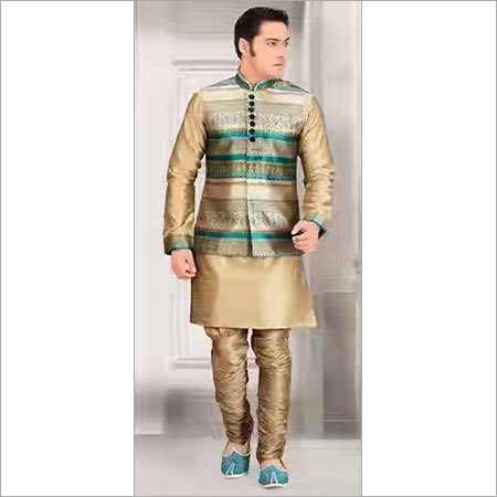 Jacket With Kurta Pyjama