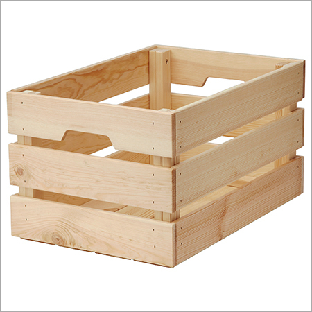 Wooden Pallet Storage Box - Wood Material Durable Lightweight Design Multiple Extrusion Processing Ideal for Edible & Non-Edible Items