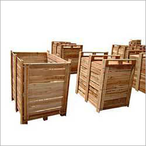 Food Packaging Wooden Crates - Wood Material , Lightweight Design, High Durability, Eco-Friendly, Sealed Top for Safe Transportation