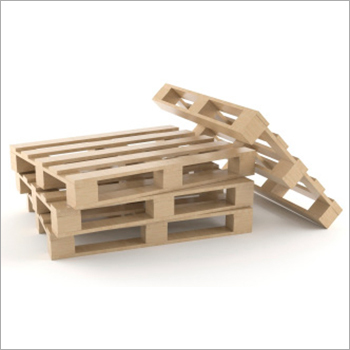 Solid Wood 2 Way Pallet - Wood Material , High Load Bearing Capacity And Water & Termite Resistance