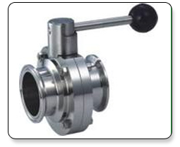 Butterfly Valve TC End - Stainless Steel, Various Sizes | Reliable Sealing, Easy Operation, Durable Design, Precise Control