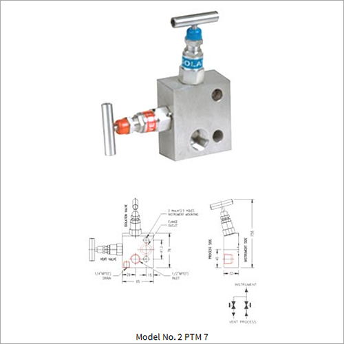 Two Valve Direct Mounting Manifold