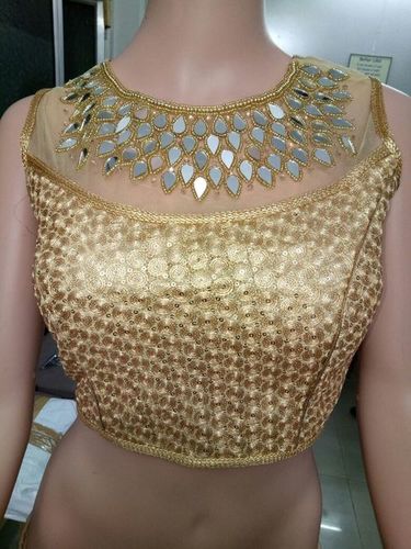 Golden Ladies Velvet Blouse