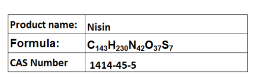 Nisin - Polycyclic Antibacterial Peptide, 34 Amino Acids, C143H230N42O37S7 | Food Preservative, Water Soluble, 98% Purity