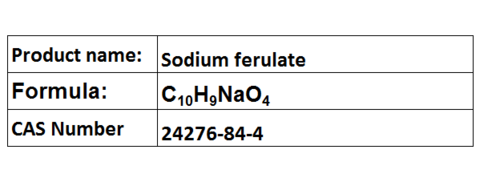 Sodium ferulate