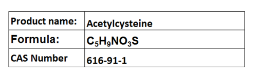 Acetylcysteine