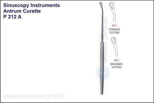 Antrum Curette - Color: Silver