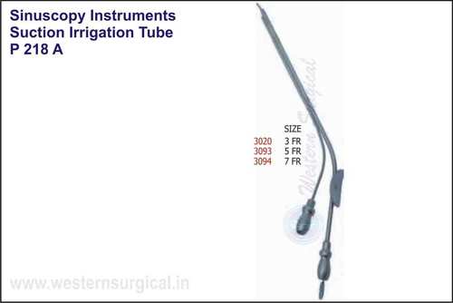 Suction Irrigation Tube