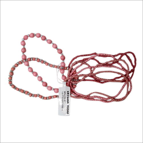 Bittersweet Shimmer Pink Multy Seed Beads Bracelet