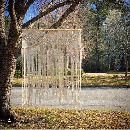 Wedding Backdrop Cotton Macrame