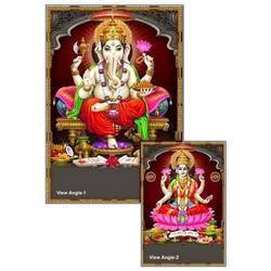 Laminated Ganesh Laxmi Posters Laminated Ganesh Laxmi Posters