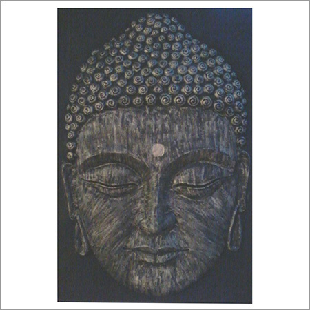 Buddha Home Decorative - Wood and Fiber, Varied Sizes, Gray | Handcrafted Detail, Tranquil Ambiance, Traditional Style, Matte Finish