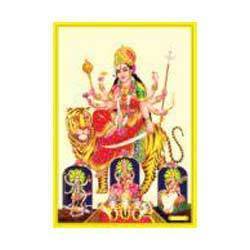 Durgaji Poster in Gold Foil 24K