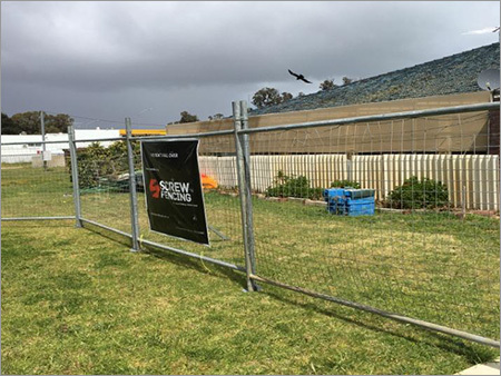 Temporary Fence Supports