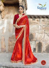 Heavy Border Saree