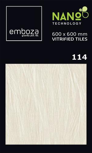 Ivory Vitrified Nano Tiles 600X600mm