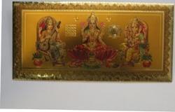 Gold Plated Envelopes for Diwali Pujan