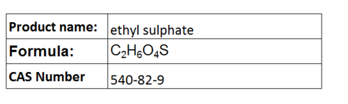 Ethyl Sulphate - Colorless Liquid CAS 540-82-9 CâHâOâS | Ethanol Production Intermediate Versatile Reagent