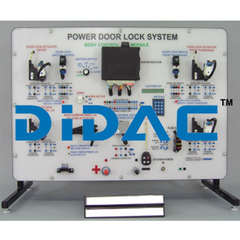 Power Door Lock System Trainer By DIDAC INTERNATIONAL