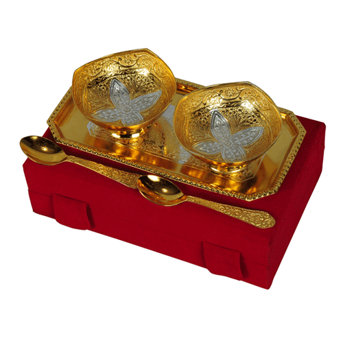 Dryfruit Serving Brass Bowl