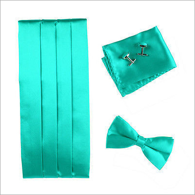 Cummerbunds, Bow, Pocket Square, Cufflink Set