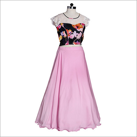 Crop Top With Skirts
