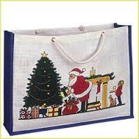 Jute Christmas Bags