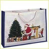 Jute Christmas Bags