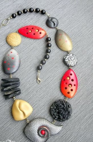 Polymer Clay Necklace Set - Standard Size | Ideal Gift for Women Perfect for Parties